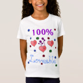 T-Shirt 100% adorable (Devant)