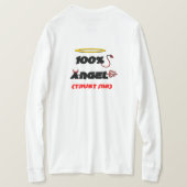 T-Shirt 100% Ange (Crois-Moi) (Design dos)