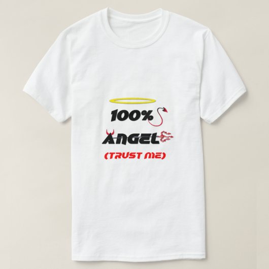 T-shirt 100% Angel (Design devant)