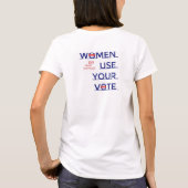T-shirt 100 ans de suffrage féminin Tee (Dos)
