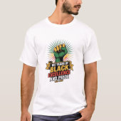 T-shirt 100 ans d'excellence noire (Devant)