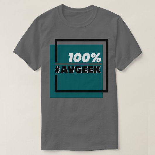 T-shirt 100 Avgeek (Design devant)