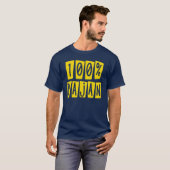 T-shirt 100% bajan (Devant entier)