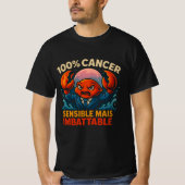 T-SHIRT 100 % CANCER (Devant)