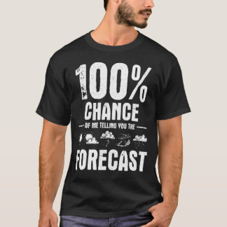 T-shirt 100 Chance De Moi De Vous Dire La Prévision - Mete