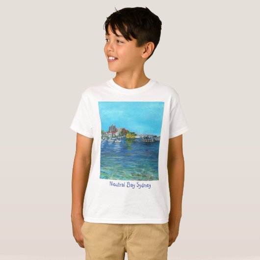 T-shirt 100 % coton de Neutral Bay Kid (Devant entier)