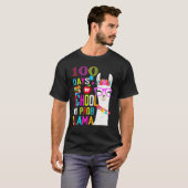 T-shirt 100 day of school long sleeve shirt 100th No Probl (Devant entier)