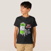 T-shirt 100 Days Aged Funny Battery School (Devant entier)
