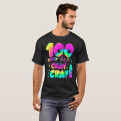 T-shirt 100 Days Cray Cray Buffalo Plaid 100th Day Of Scho (Devant entier)