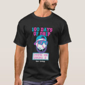 T-shirt 100 Days of Drip 0 Errors Baseball School Swag  (Devant)