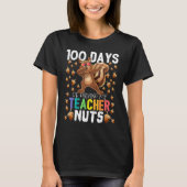 T-shirt 100 Days of Driving My Teacher Nuts Dabbing Squirr (Devant)