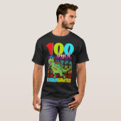 T-shirt 100 Days Of Kindergarten Dinosaur Rex Dinosaur  Bo (Devant entier)
