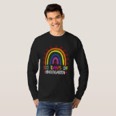 T-shirt 100 Days Of Kindergarten Leopard Rainbow 100th Day (Devant entier)