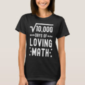 T-shirt 100 Days Of Loving Math  100th Day Of School Math  (Devant)