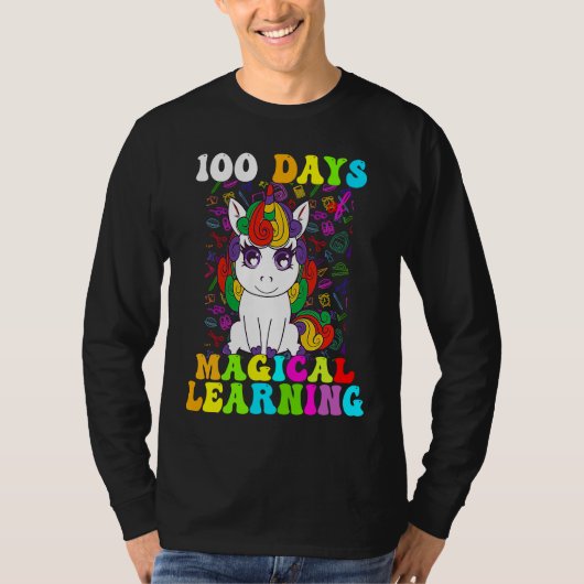 T-shirt 100 Days Of Magical Learning 100th Day Of School U (Devant)