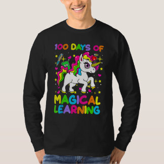 T-shirt 100 Days Of Magical Learning 100th Day Of School U