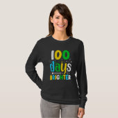 T-shirt 100 Days Of School 100 Days Brighter  Student Teac (Devant entier)