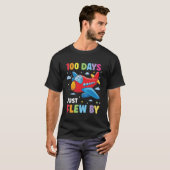 T-shirt 100 Days of School Airplane 100th Day of School Bo (Devant entier)