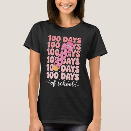 T-shirt 100 days of school celebration (Devant)