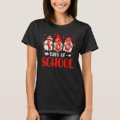 T-shirt 100 Days Of School Cute Gnomes 100th Day Teacher S (Devant)