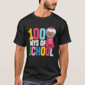 T-shirt 100 Days Of School Gumball Machine 100th Day Gumba (Devant)