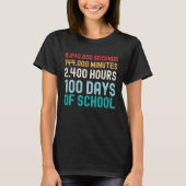 T-shirt 100 Days of School Math (Devant)