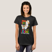 T-shirt 100 Days Of School No Prob Llama Llama Teacher And (Devant entier)