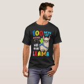 T-shirt 100 Days Of School No Prob llama Llama Teacher And (Devant entier)