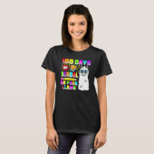 T-shirt 100 Days Of School No Probllama Shirts, Teacher Ll (Devant entier)