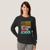 T-shirt 100 Days Of School Seconds Minutes Hours 100th Day (Devant entier)