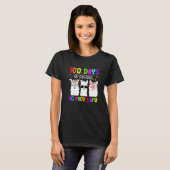 T-shirt 100 Days of School Shirt No Probllama Llama Teache (Devant entier)