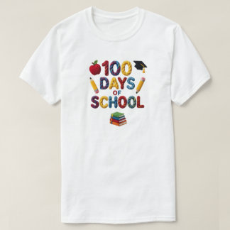 T-shirt 100 Days of School ,Teacher, Little Miss 100 days