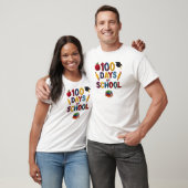 T-shirt 100 Days of School ,Teacher, Little Miss 100 days (Unisexe)
