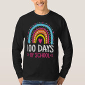 T-shirt 100 Days Of School Teacher Student Kids 100th Day (Devant)