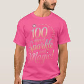 T-shirt 100 Days Of Sparkle And Magic (Devant)