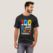 T-shirt 100 Days Of Virtual School Funny 100th Day Of Scho (Devant entier)