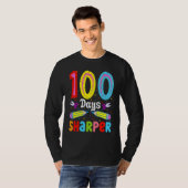 T-shirt 100 Days Sharper 100 Days Of School Pencil 100 Day (Devant entier)