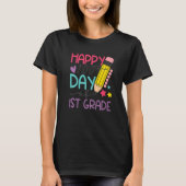 T-shirt 100 Days Smarter 1st Grade Happy 100th Day Of Scho (Devant)