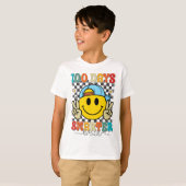 T-shirt 100 Days Smarter Bruh Funny 100 Days Of School (Devant entier)