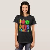 T-shirt 100 Days Smarter Cute 100 Days Of School Teacher K (Devant entier)