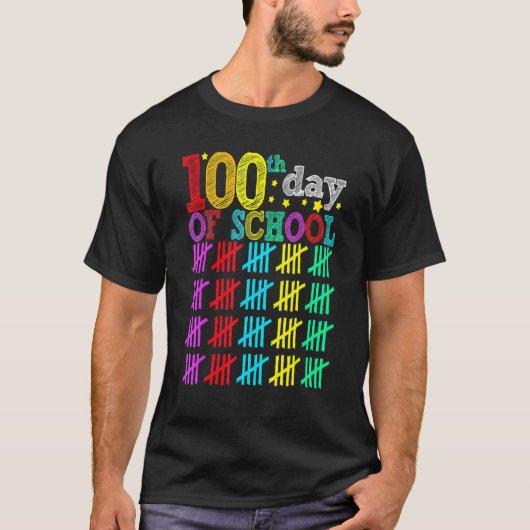 T-shirt 100 Days Smarter Happy 100th Day Of School Student (Devant)