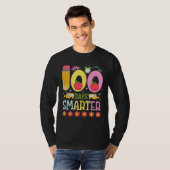 T-shirt 100 Days Smarter Happy 100th Day of School Teacher (Devant entier)