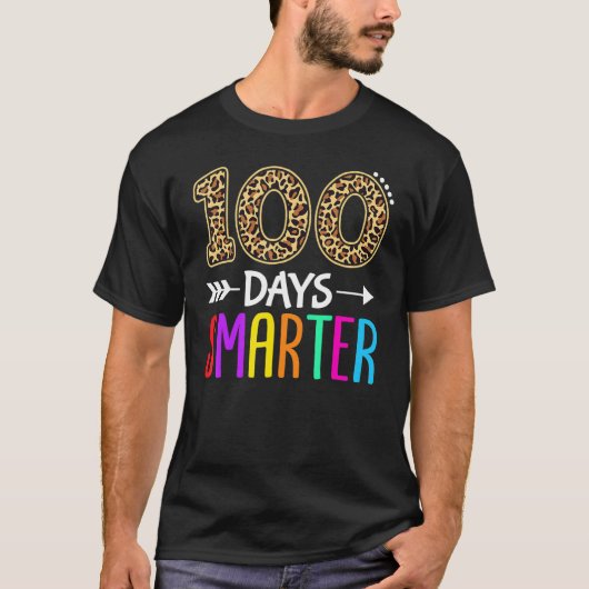 T-shirt 100 Days Smarter Kindergarten Child 100th Day Of S (Devant)