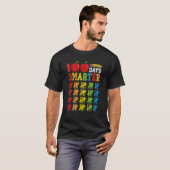 T-shirt 100 Days Smarter of School Back to School Tally Ma (Devant entier)