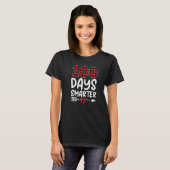T-shirt 100 Days Smarter Plaid Red 100th Day of School Te (Devant entier)