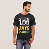 T-shirt 100 Days Smarter Preschool Kindergarten Elementary (Devant entier)