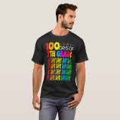 T-shirt 100 Days Smarter Seventh Grade 100th Day Of School (Devant entier)