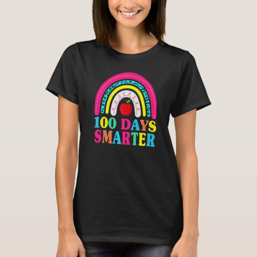 T-shirt 100 Days Smarter Teacher Or Student 100th dayLeopa (Devant)