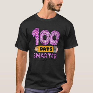 T-shirt 100 Days Smarter Teacher Student 100th Day Of Scho