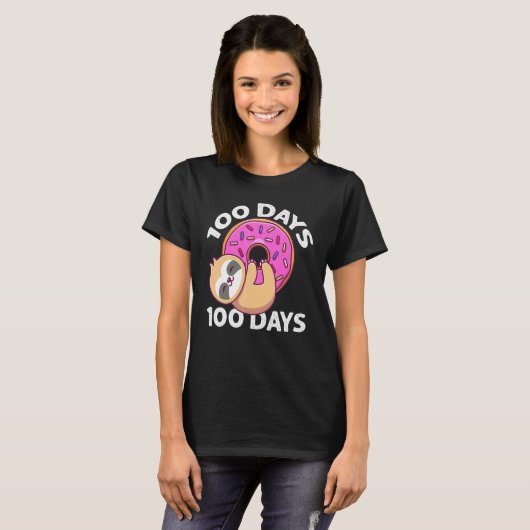 T-shirt 100 Days Sprinkled With Fun 100th Day Of School Te (Devant entier)